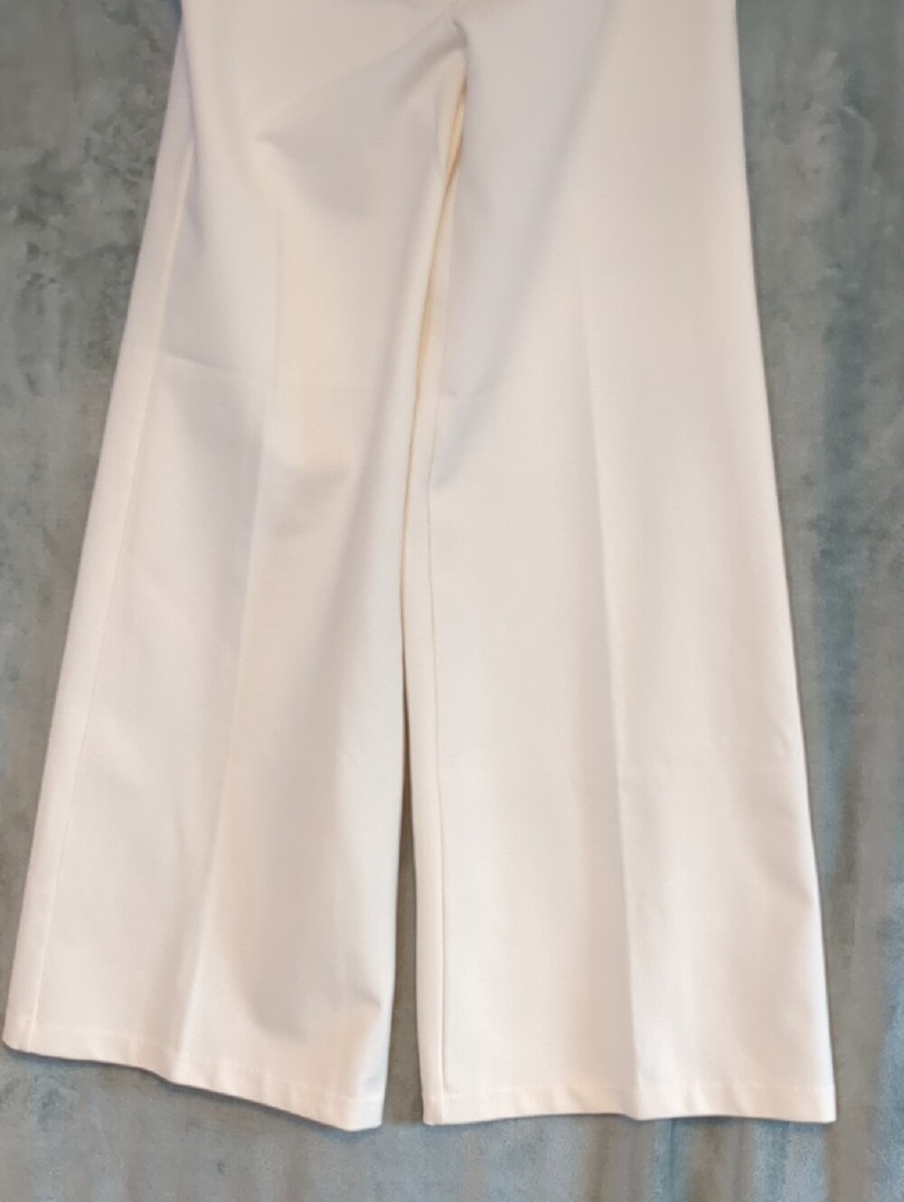 Express Cream Wide-Leg Dress Pants - Picture 3 of 3